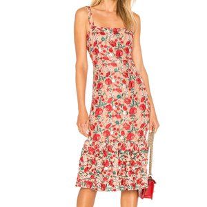 [NEW] Lovers + Friends - Floral Midi Dress - Size Small